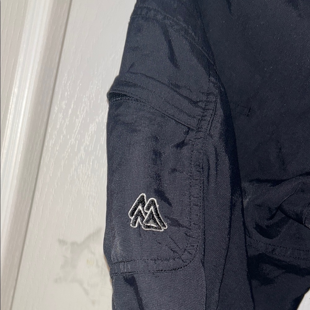 Convertible Utility Black Cargo Pants Adjustable Zipper Pockets mountain cyber - Picture 16 of 17